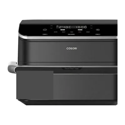 Cosori TwinFry 10 L noir, tiroir double zone de 2800 W à intérieur métallique